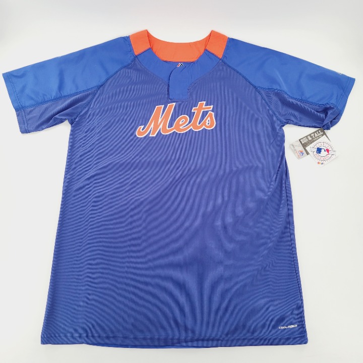 Majestic Cool Base NY Mets Cage Jacket