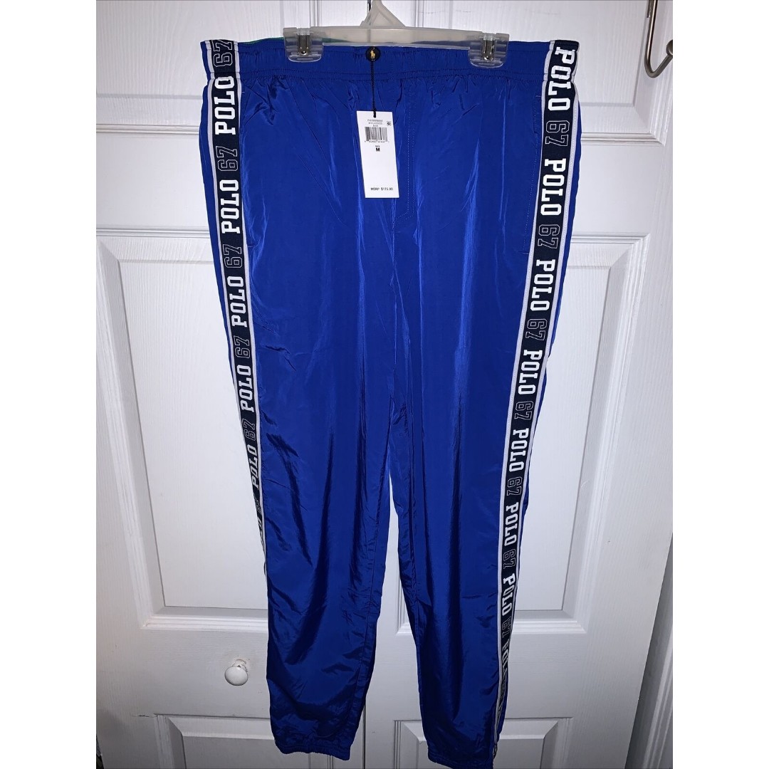 Ralph Lauren Polo 67 Blue Jogger Wind Track Pant 125 MSRP