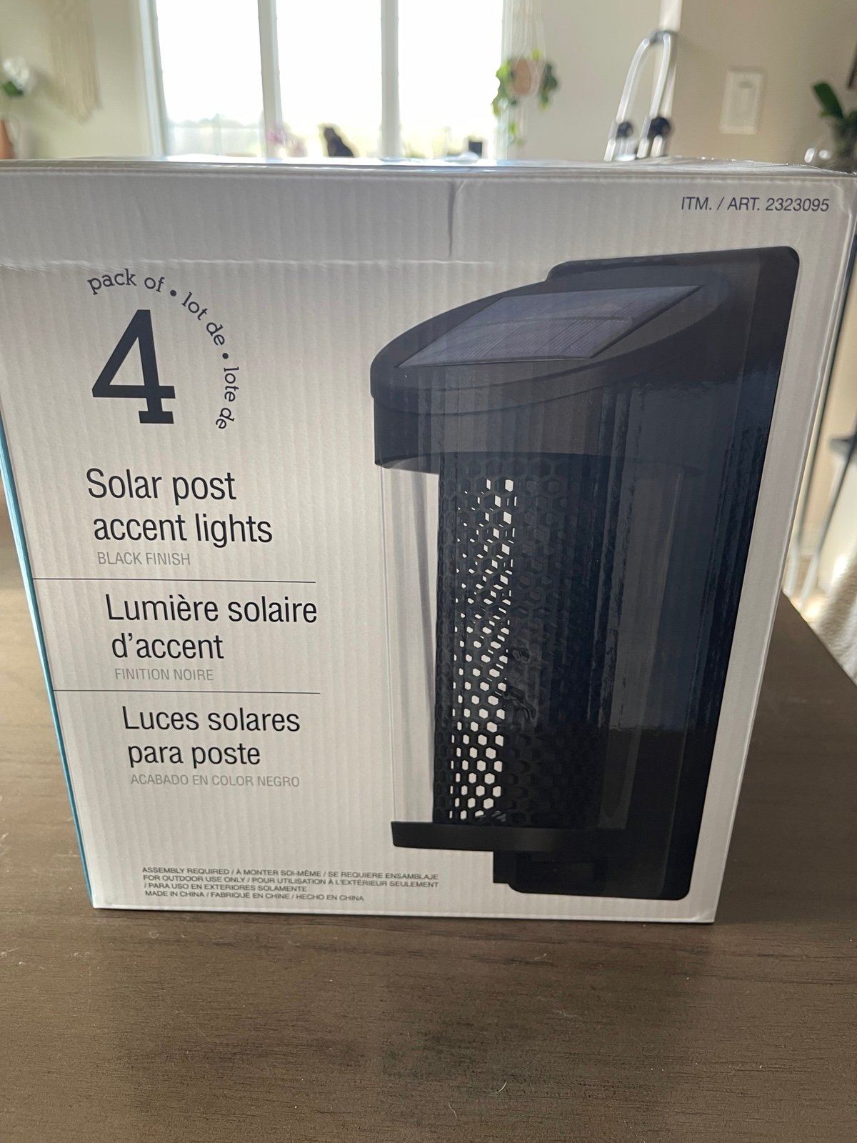solar post accent lights (4-pack)