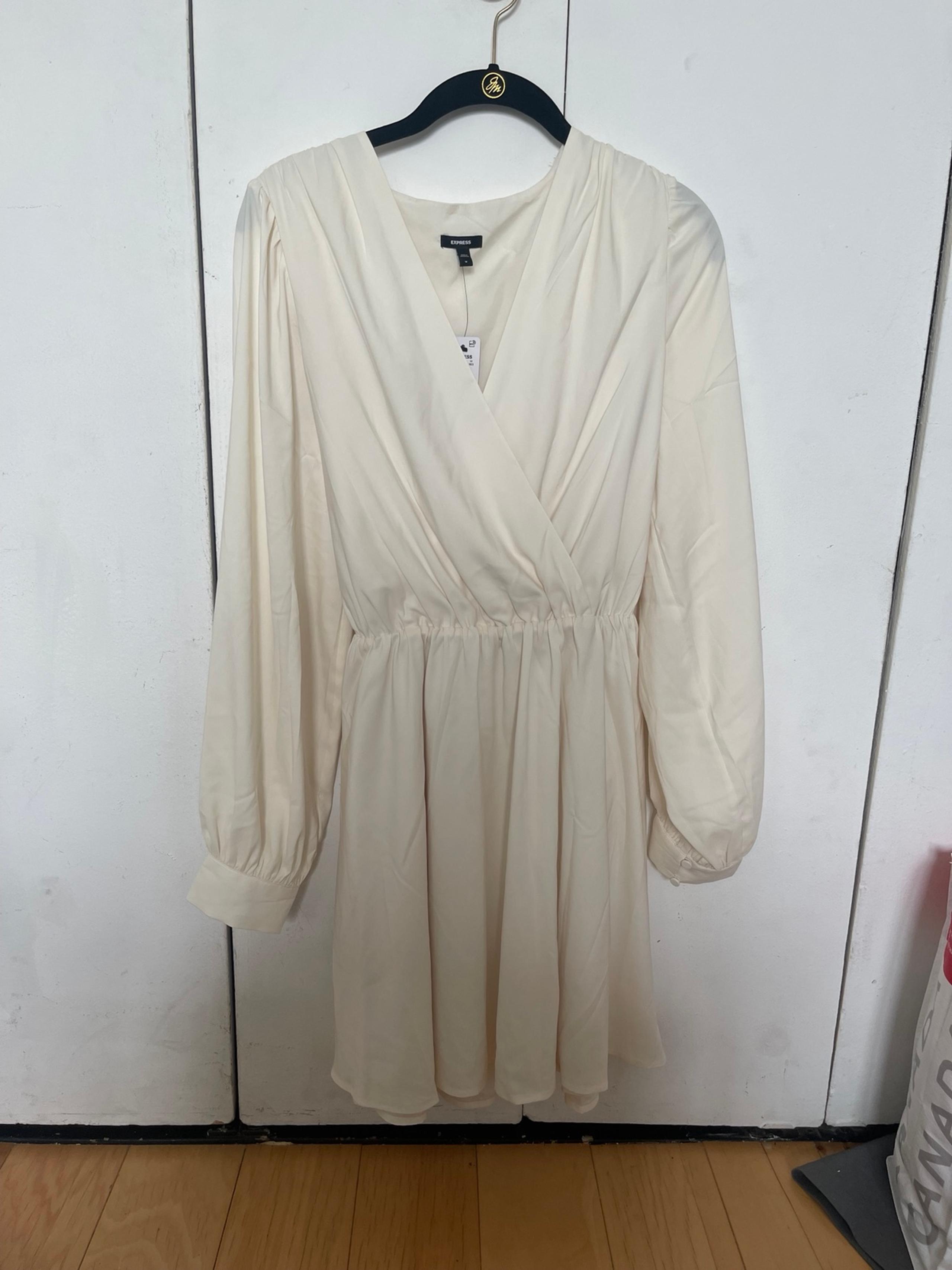 Express Silk Long sleeve blouse dress