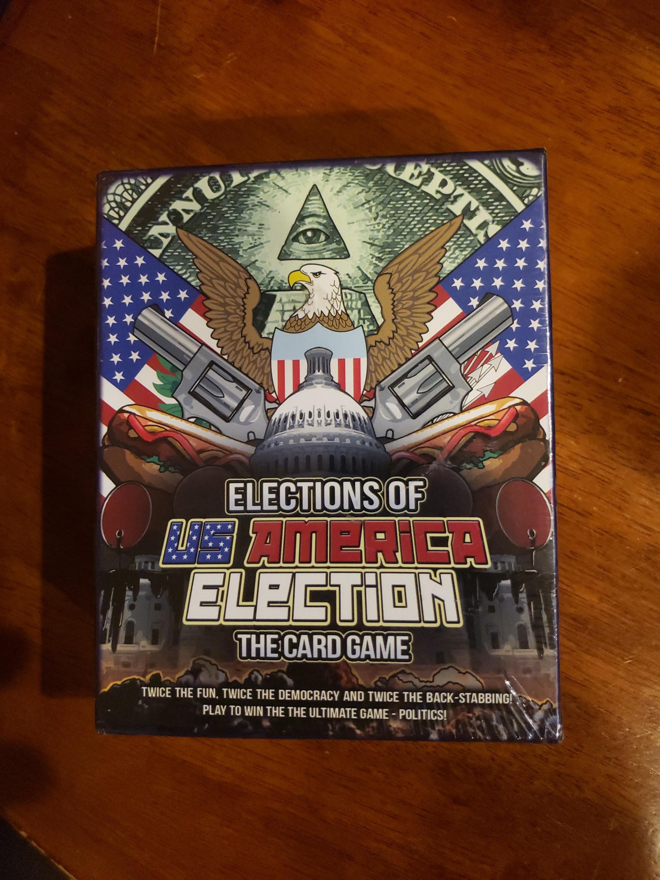 Elections of US America Election The Card Game by Game the News 2016 NEW SEALED