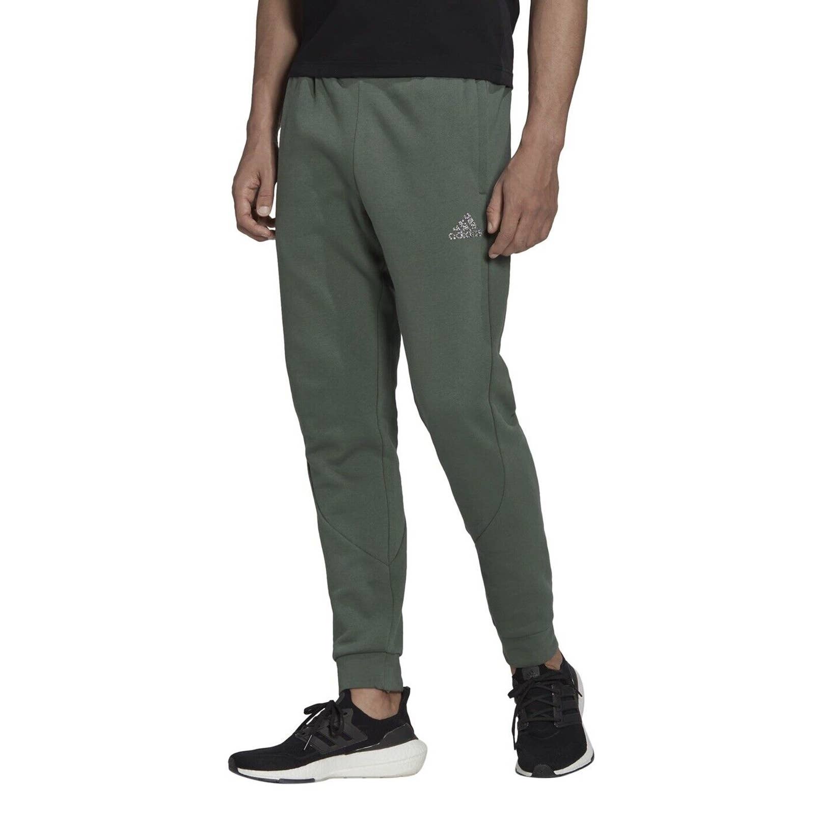 adidas Men's Sportswear Stadium Fleece Badge of Sport Cuffed Joggers XXL