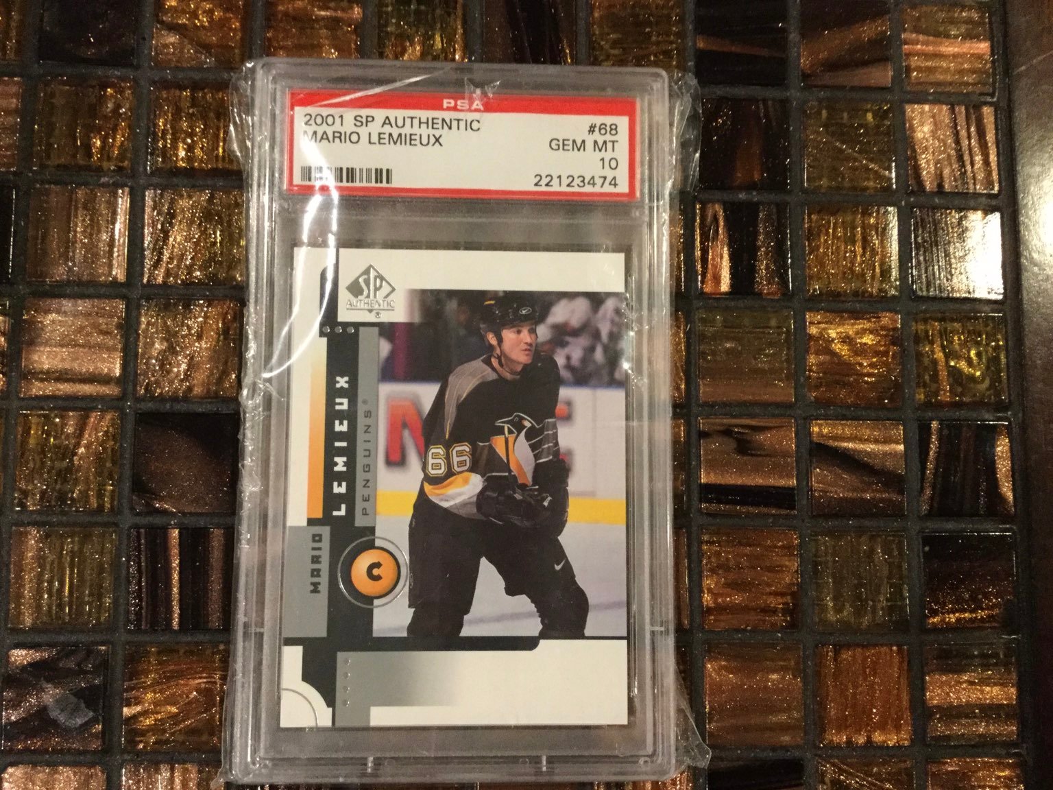 Mario Lemieux 2001 SP Authentic