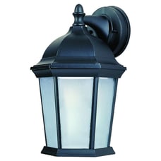 Maxim Lighting 56024FTBK Side Door Led E26 Outdoor Porch Light Black 8x12 in 9W