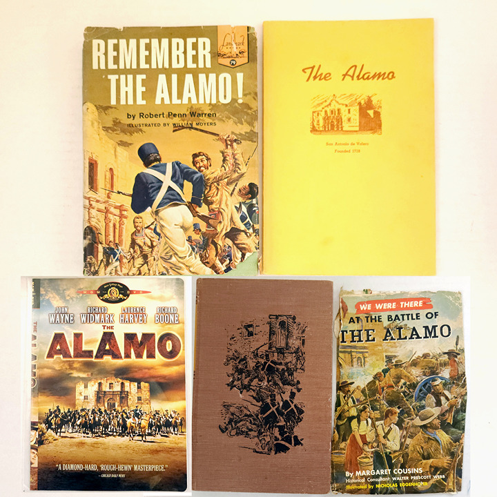 Vintage Books / DVD on the Alamo