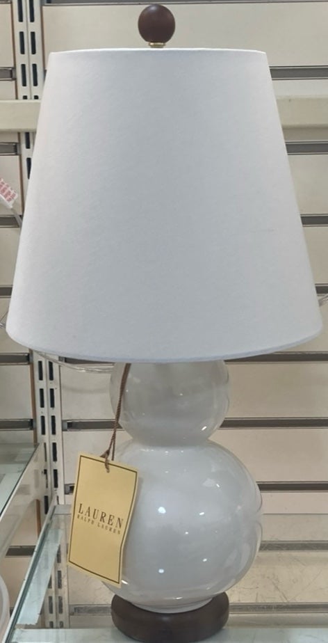 Ralph Lauren small porcelain 2 tier lamp new