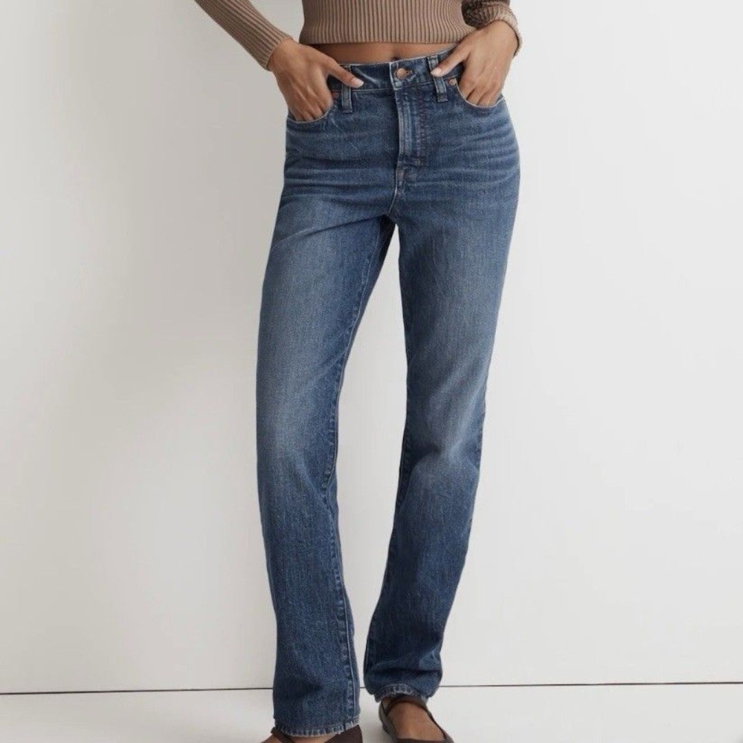 Madewell The Perfect Vintage Jean Women’s 31 High Rise Tapered Decatur Wash Blue
