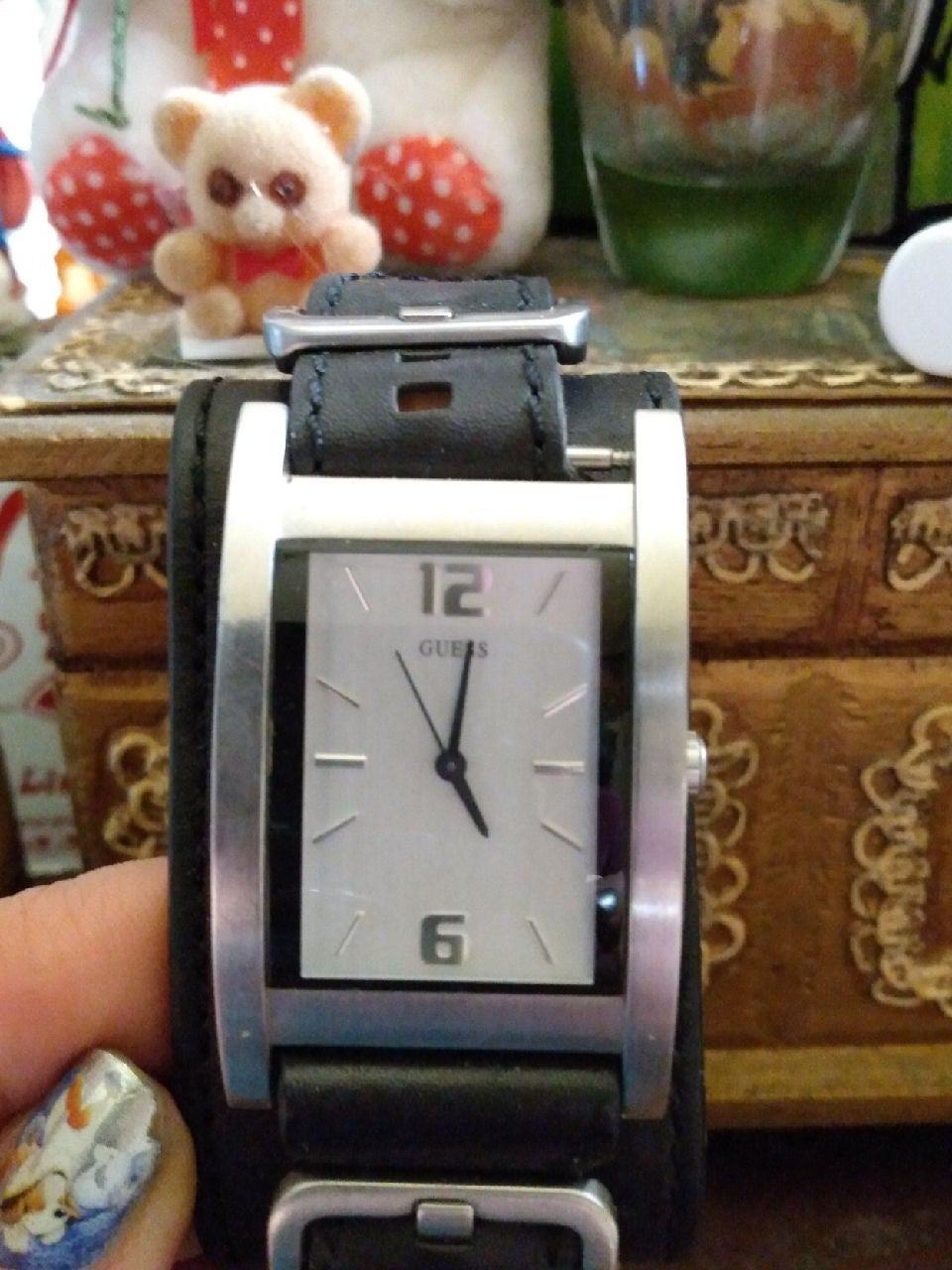 GUESS white watches for men
