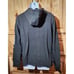 ADIDAS womens long sleeve full zip hooded black large
