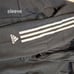 ADIDAS womens long sleeve full zip hooded black large