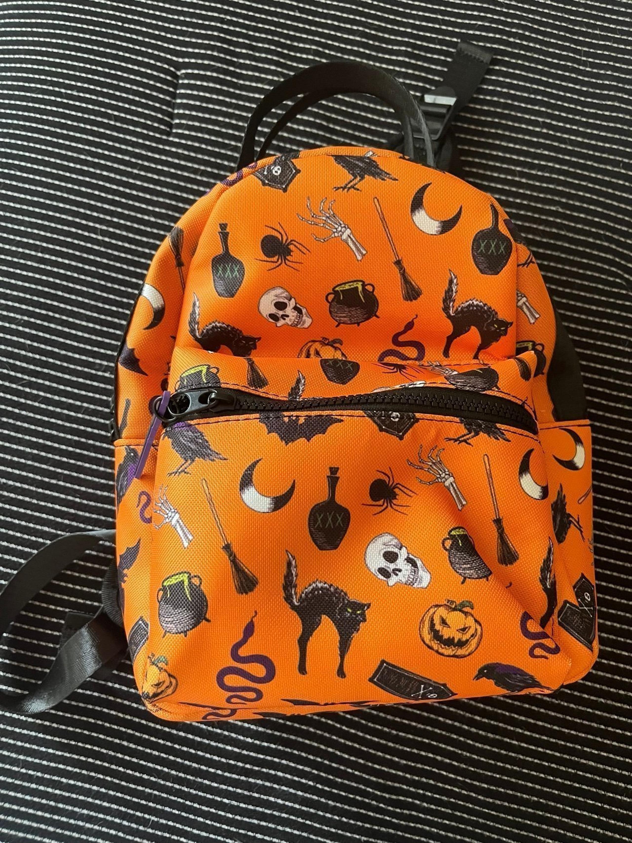 Orange Spirit Halloween Mini Backpack