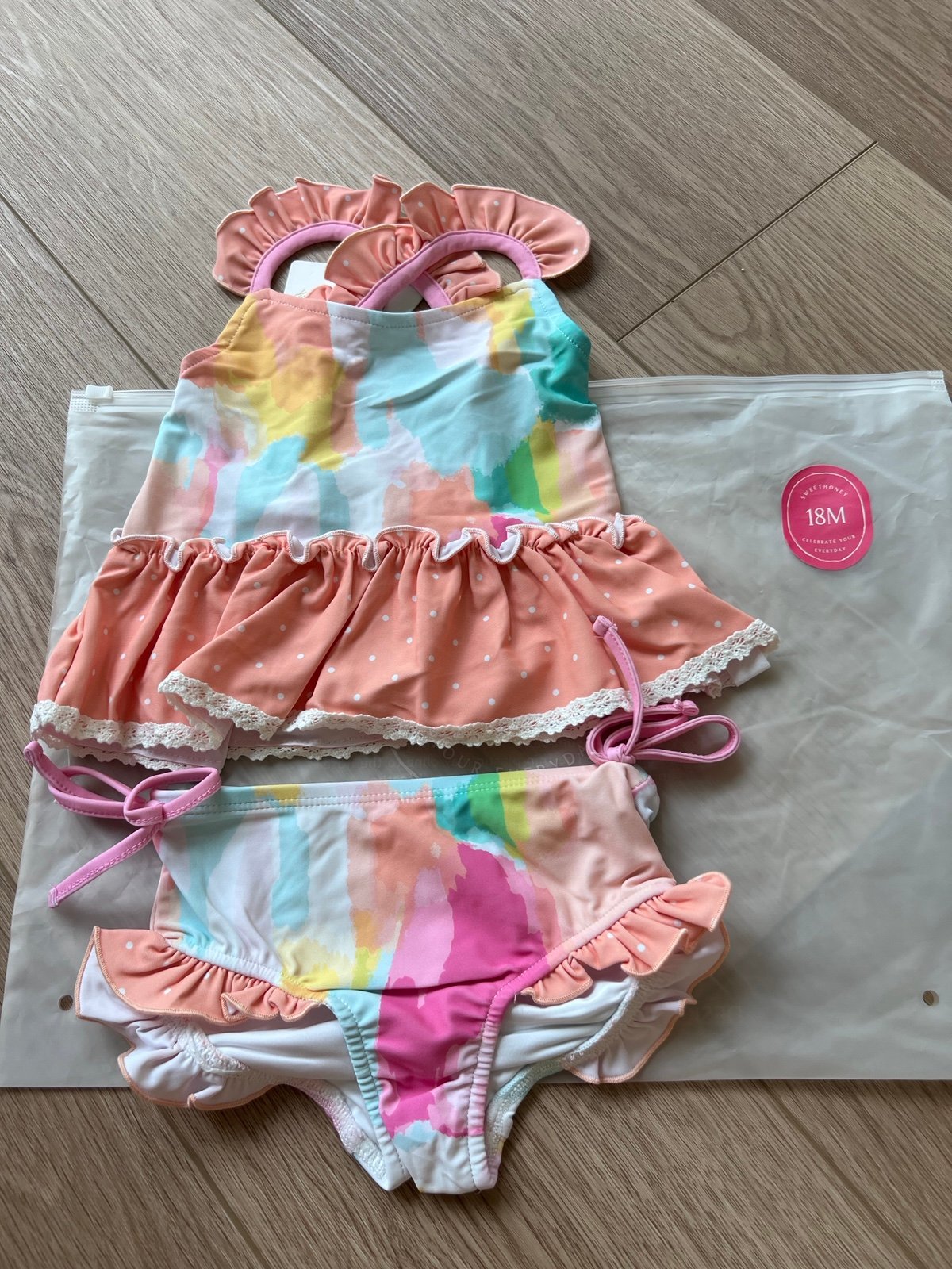 SweetHoney two piece toddler bathing suit