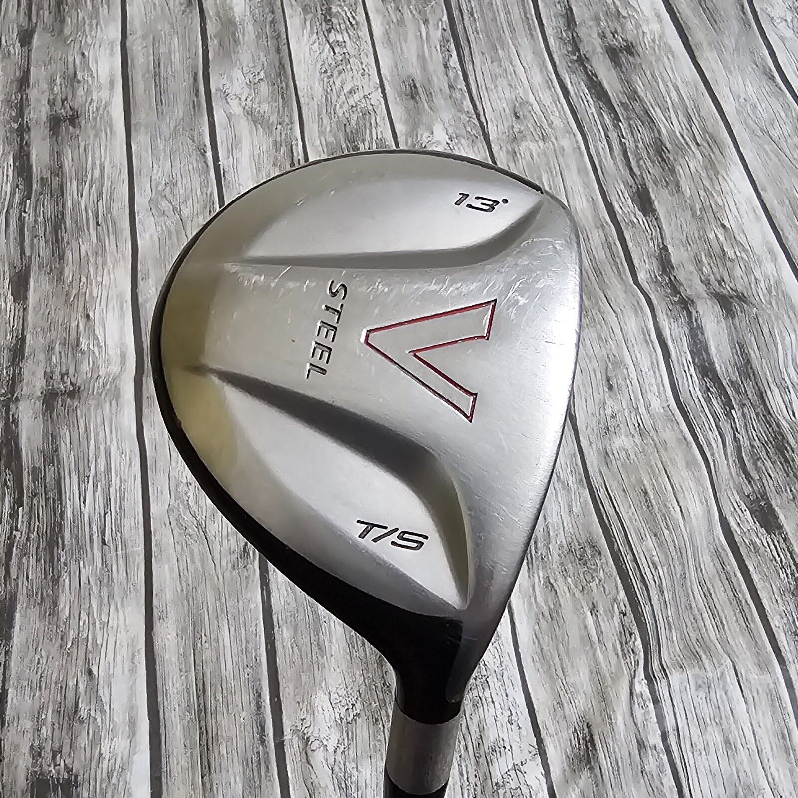 TaylorMade V Steel T/S 3 Wood 13° Mens RH Graphite Stiff Flex w/ Headcover Golf