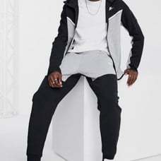 Nike Sportswear® Tech Fleece Color-Block Tracksuit Set CU4489/CU4495-016 - XL/Ⓜ