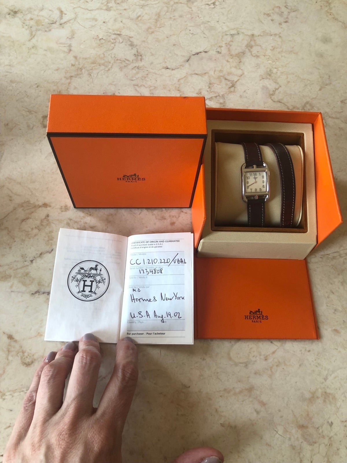 HERMES CAPE COD Watch