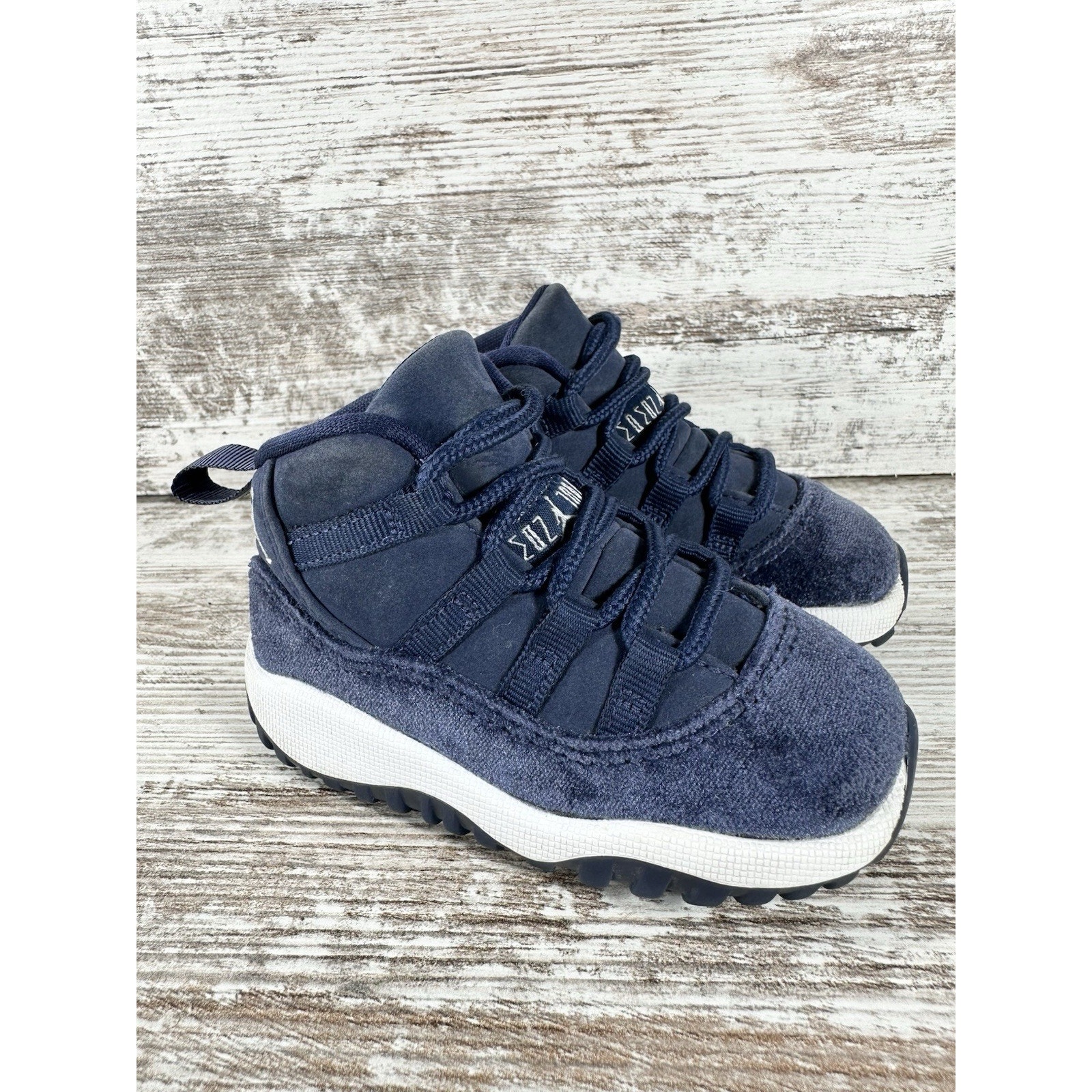 Toddler Nike Air Jordan 11 Retro TD Midnight Navy Velvet Sneaker Sz 5C