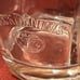 Jack Daniels NO 7 Clear Embossed Whiskey (3) Glasses 8 OZ 3-1/2