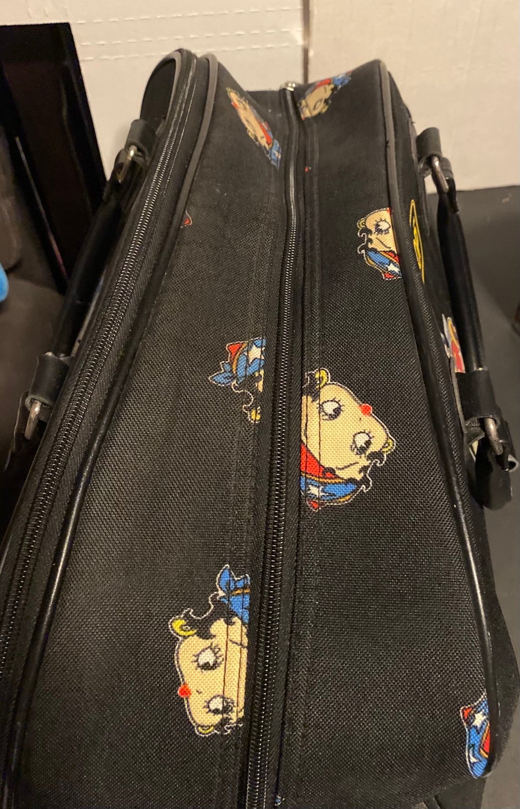 Betty Boop EZ RIDER Motorcycle shops Travel Duffel Luggage Tote Case Biker Bag