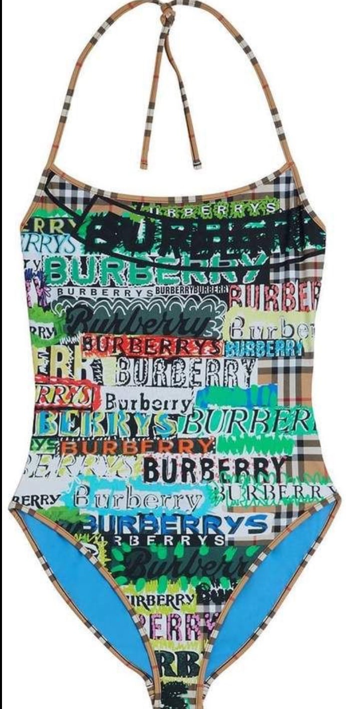 Vintage Burberry swimsuit