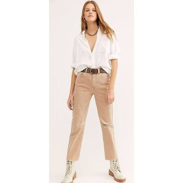 Free People Dakota Straight Leg Jean