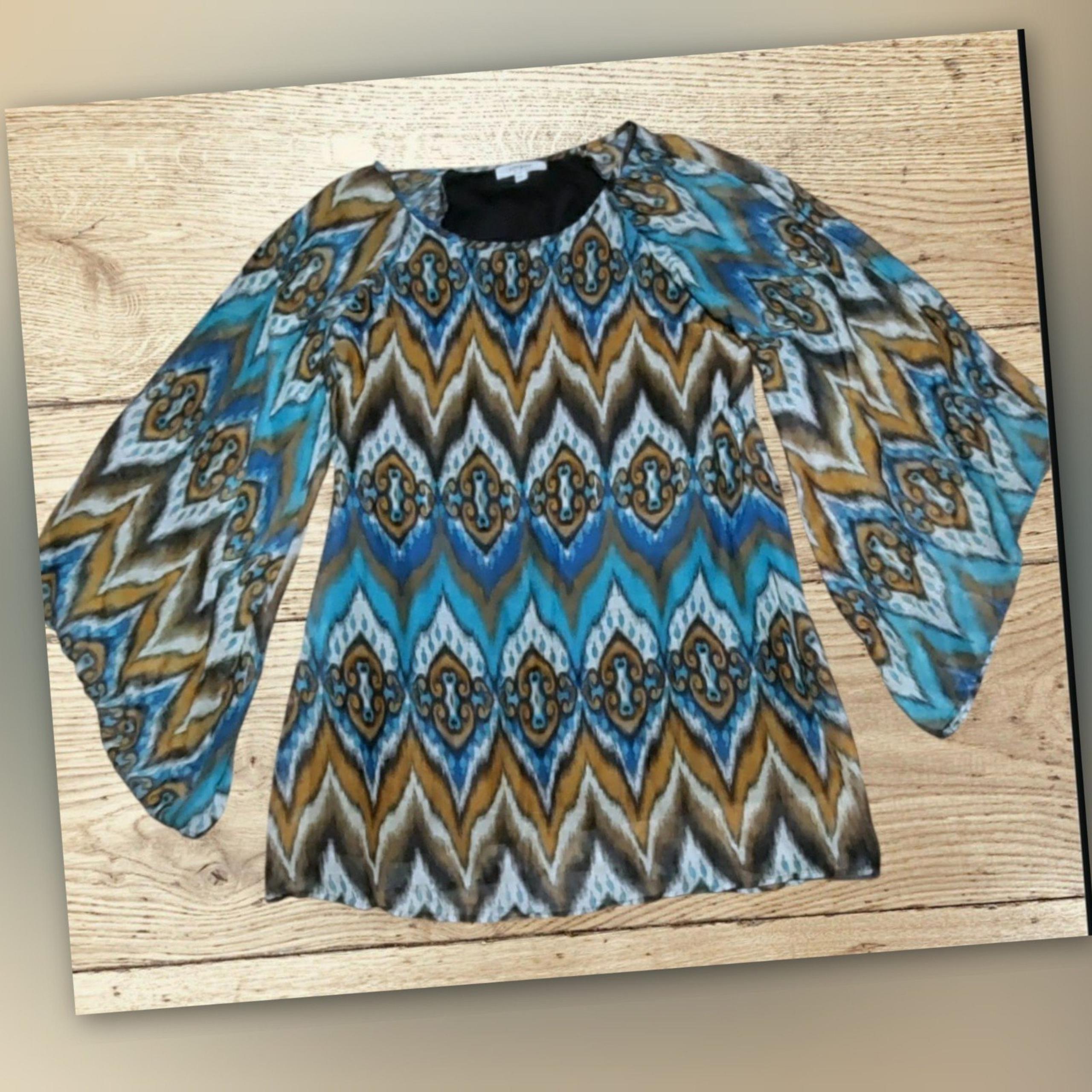 Boho hippy chic blouse, top, UMGEE, tunic, womens sz M , medium