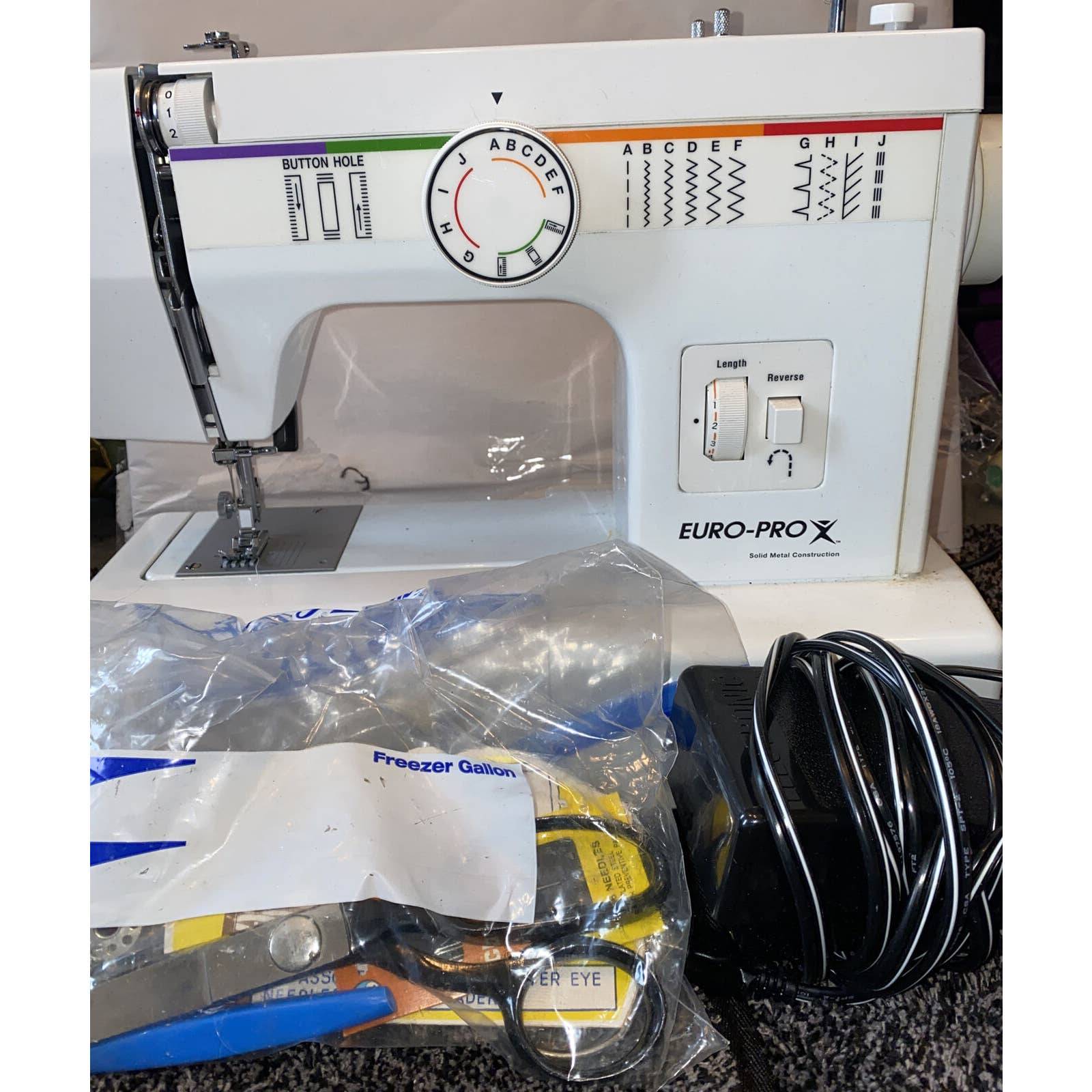 Euro-Pro X Model EP380 Sewing Machine With Pedal