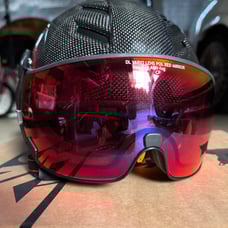 KASK carbon fiber snowboard ski helmet with goggles L 58-60cm