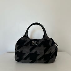 kate spade stevie wool houndstooth tote
