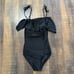 Albion Fit The Wave Midnight Black One-Piece Swimsuit Size XS