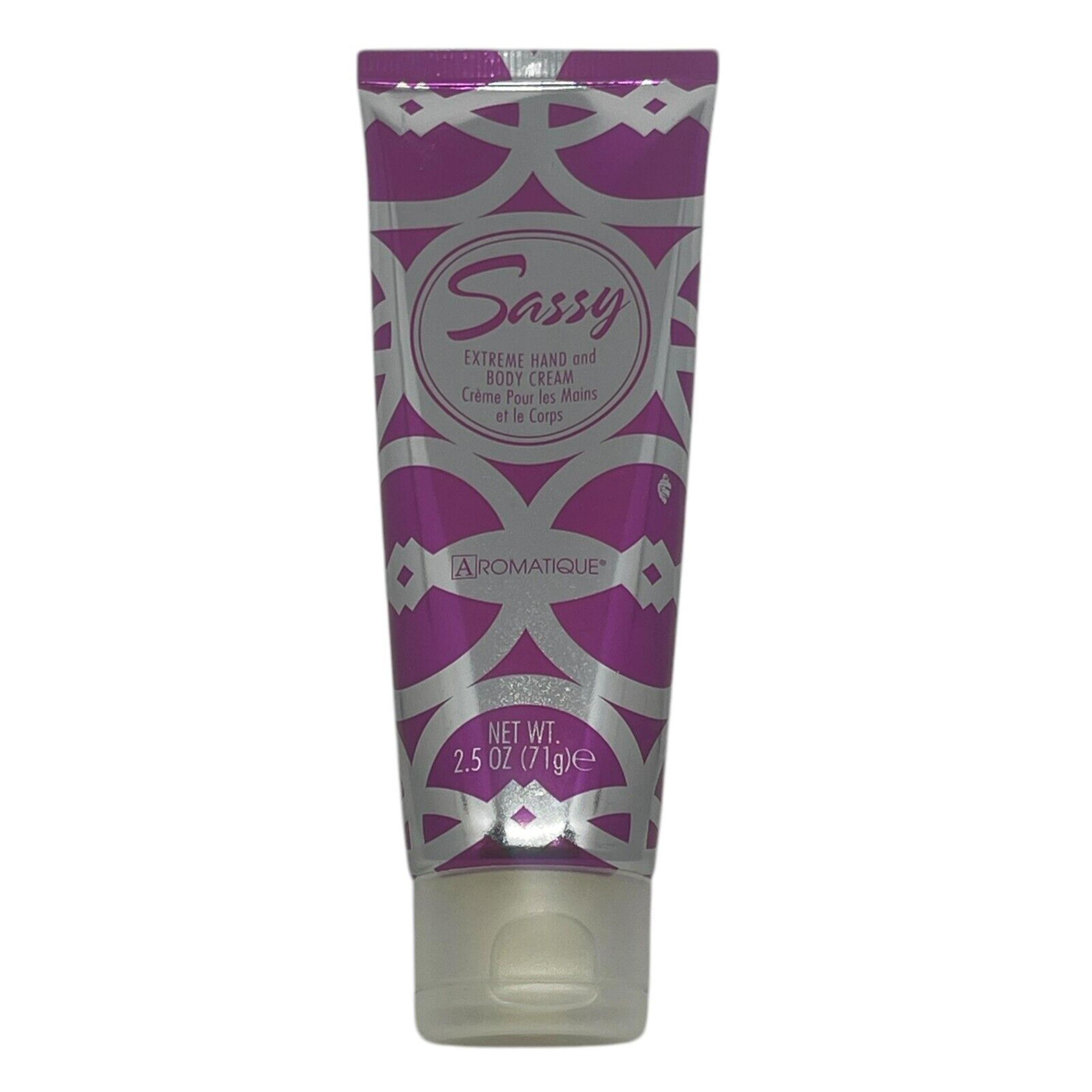 Sassy Extreme Hand And Body Cream Aromatique 2.5 Oz 90% Vintage Discontinued