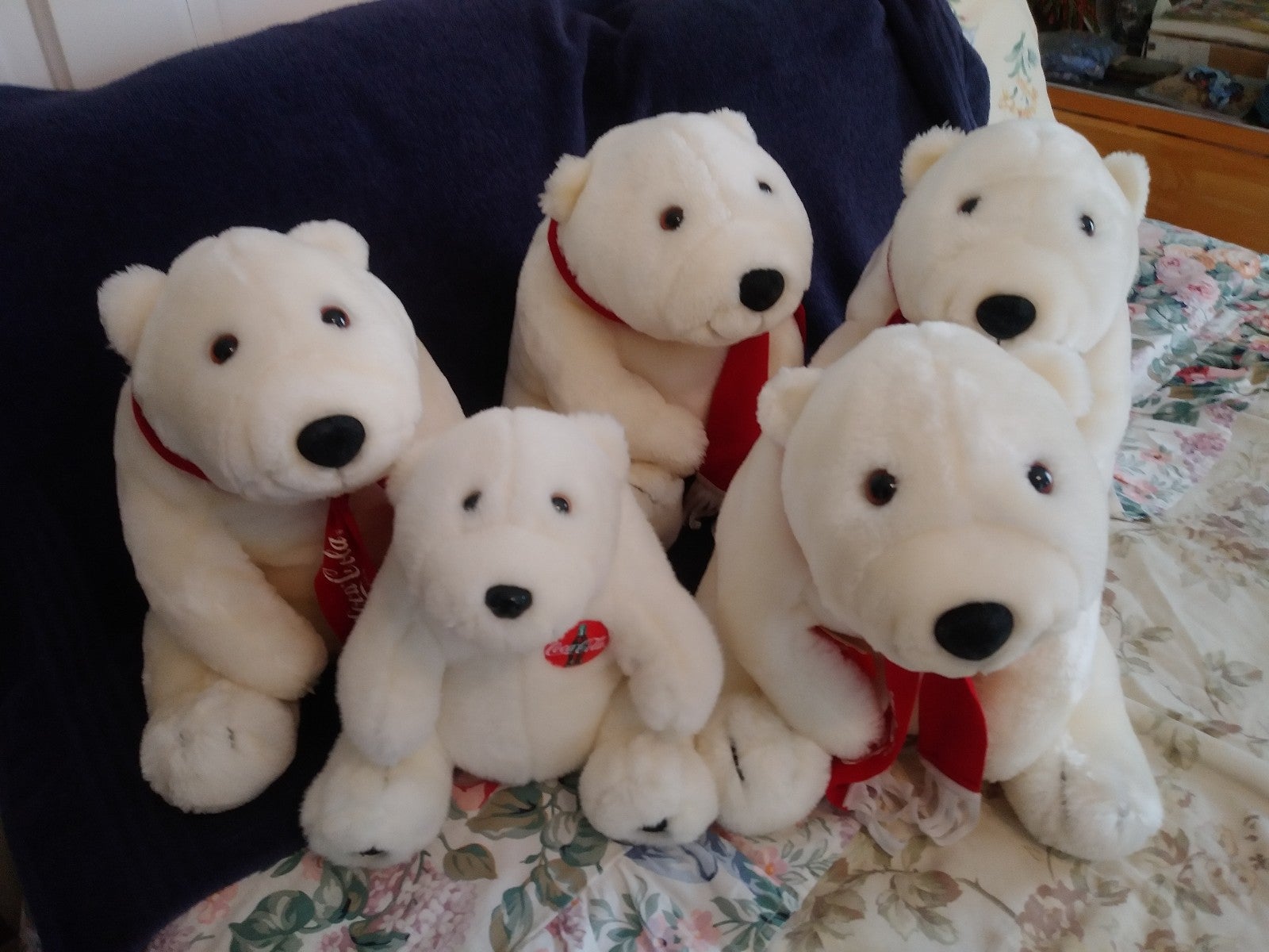 Coca Cola Stuffed Polar Bears