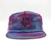 Vintage US Ski Team Custom Painted Tie Dye Trucker Hat Upcycled Graffiti Cap USA