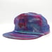 Vintage US Ski Team Custom Painted Tie Dye Trucker Hat Upcycled Graffiti Cap USA