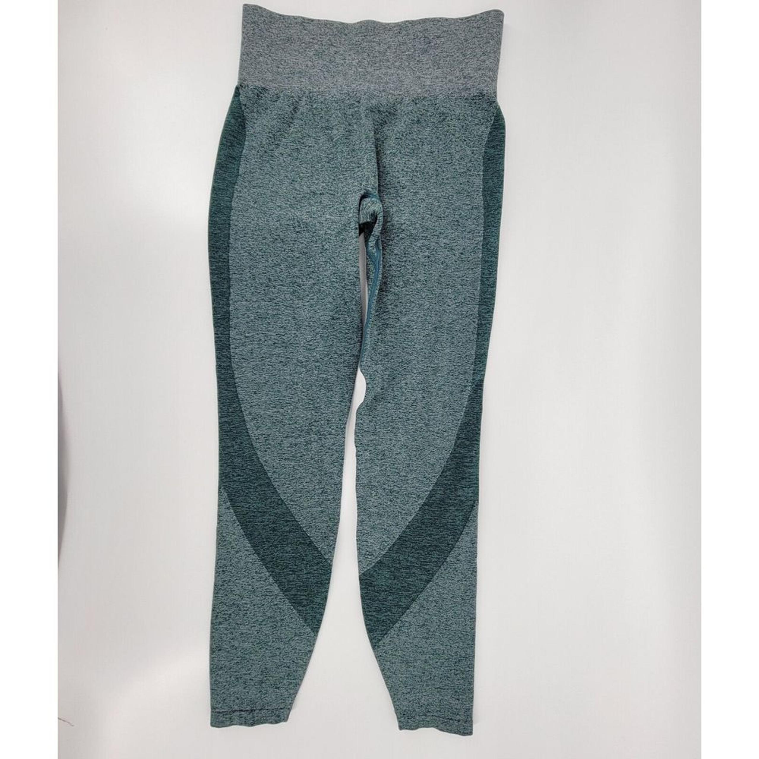 Avia Women's Small (4-6) Green Active Compression Slimming Yoga Pants /Leggings