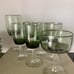 Lot Of 7 MCM Gorham Crystal Reizart Spring Green Drinking Glasses