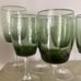 Lot Of 7 MCM Gorham Crystal Reizart Spring Green Drinking Glasses