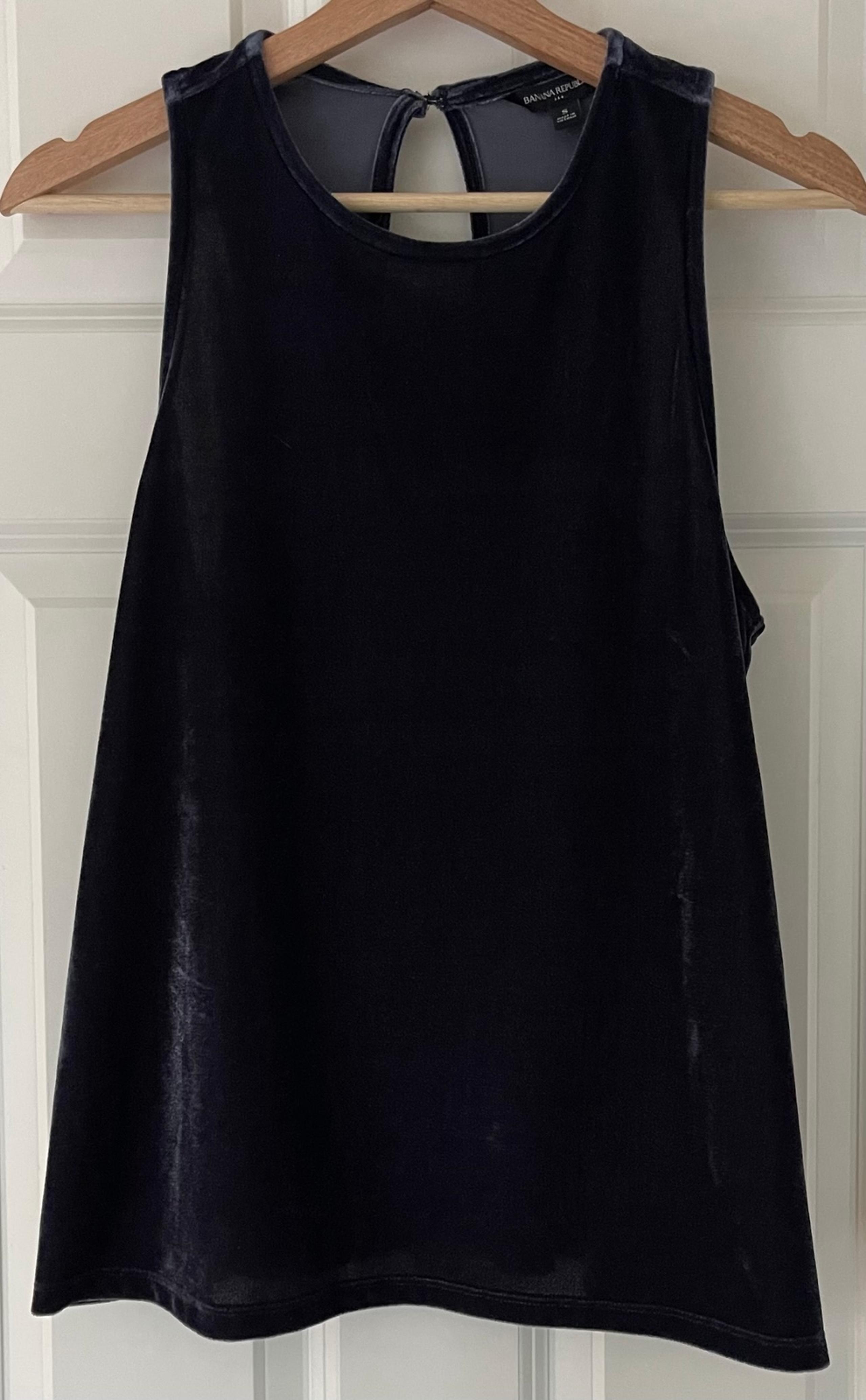 Banana Republic Velvet Halter w/cutout