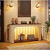 55-Inch Console Table With LED Lights