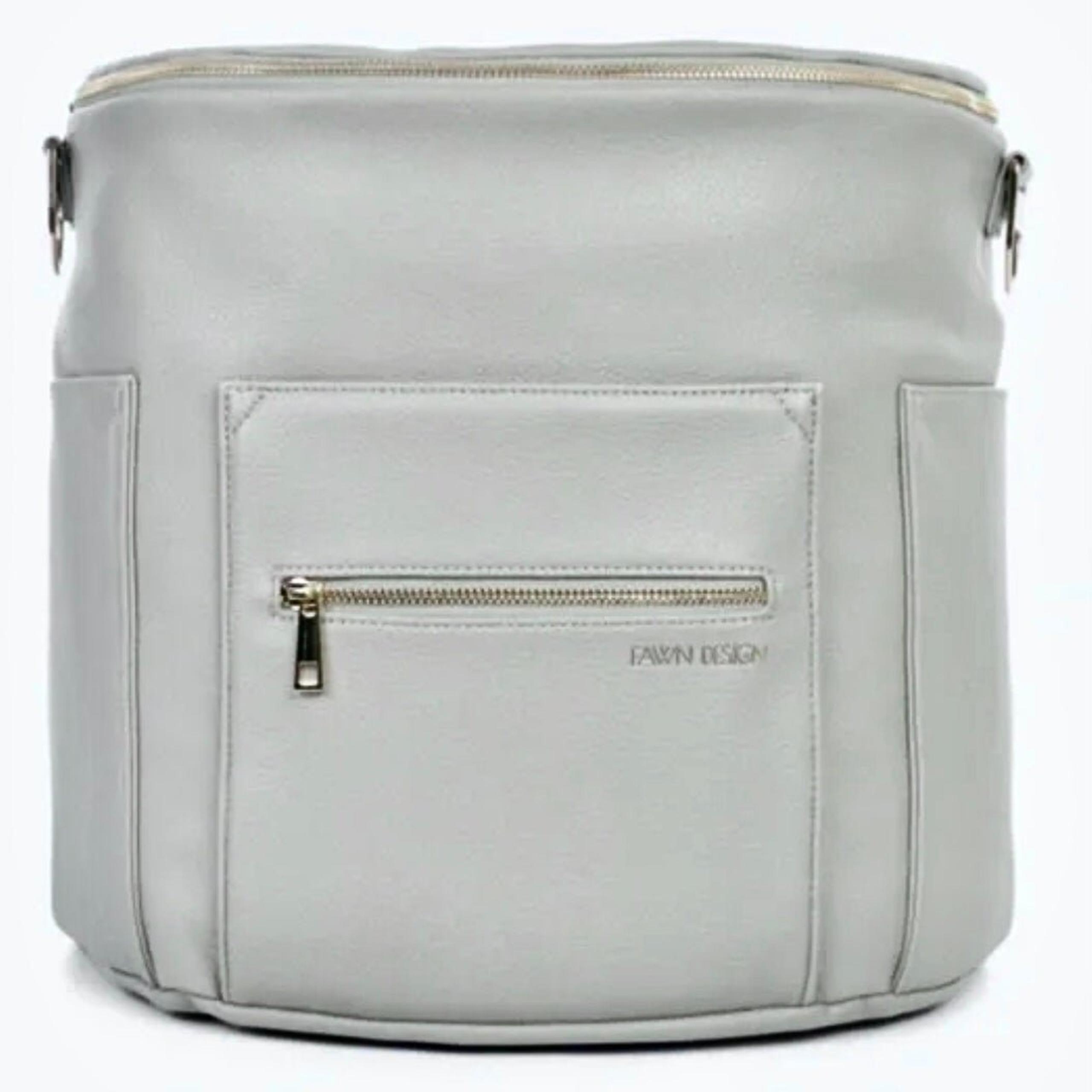 Fawn Designs The Original Grey Diaper Bag