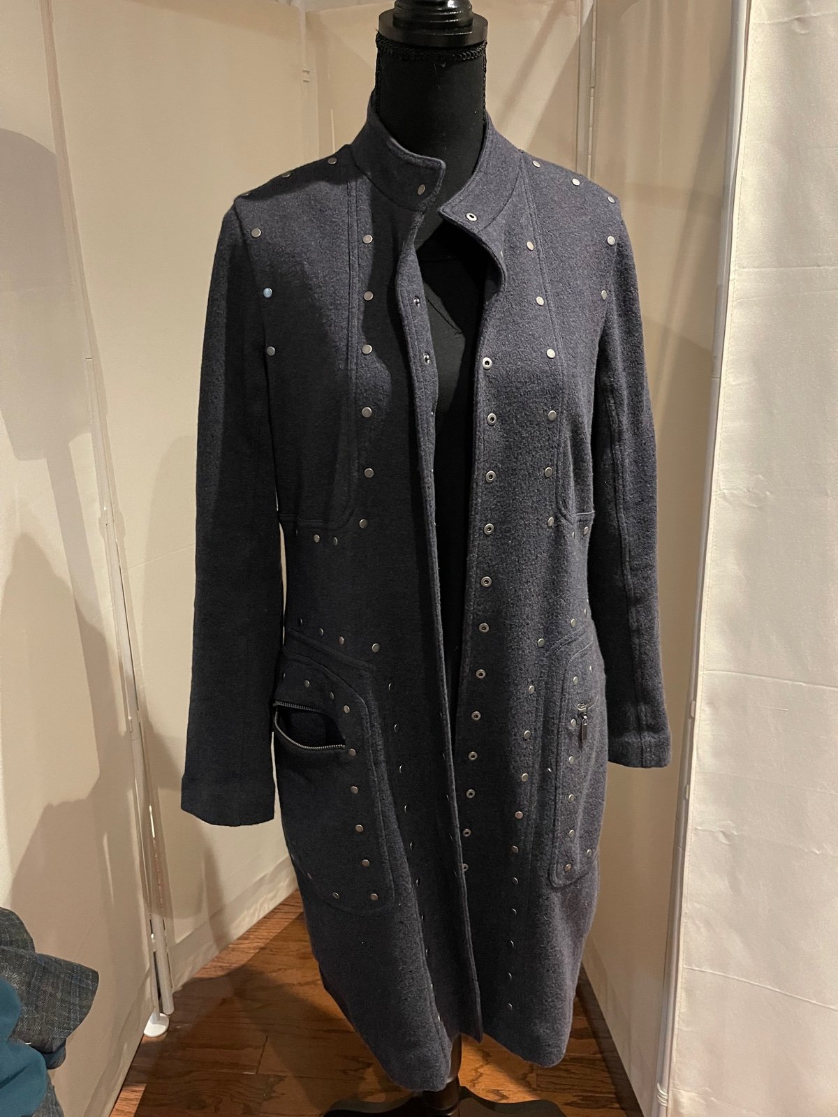 Grey long coat