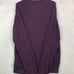 Ted Baker Sweater Adult XL Purple Wool Cashmere Blend V-Neck Knit Pullover Mens