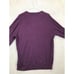 Ted Baker Sweater Adult XL Purple Wool Cashmere Blend V-Neck Knit Pullover Mens