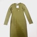 L'Academie Deena Maxi Dress in Olive Green XS