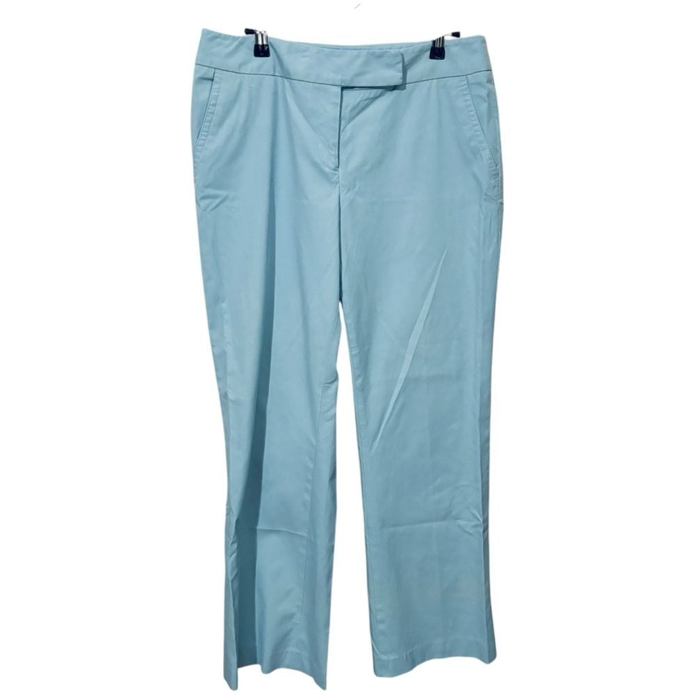 Rafaella Baby Blue Pants Trousers Straight Leg Size 10