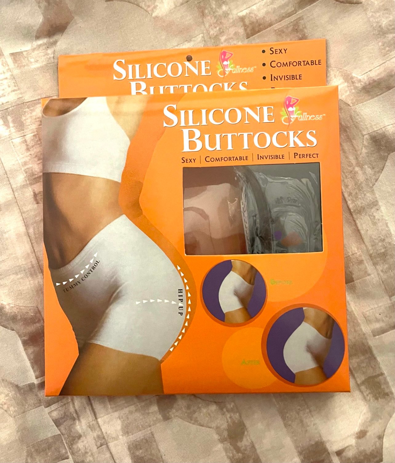 Silicone buttock enhancer black
