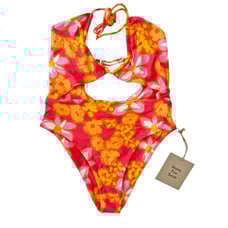 STONE FOX SWIM LEI LEI RIVA ONE PIECE SWIMSUIT SMALL