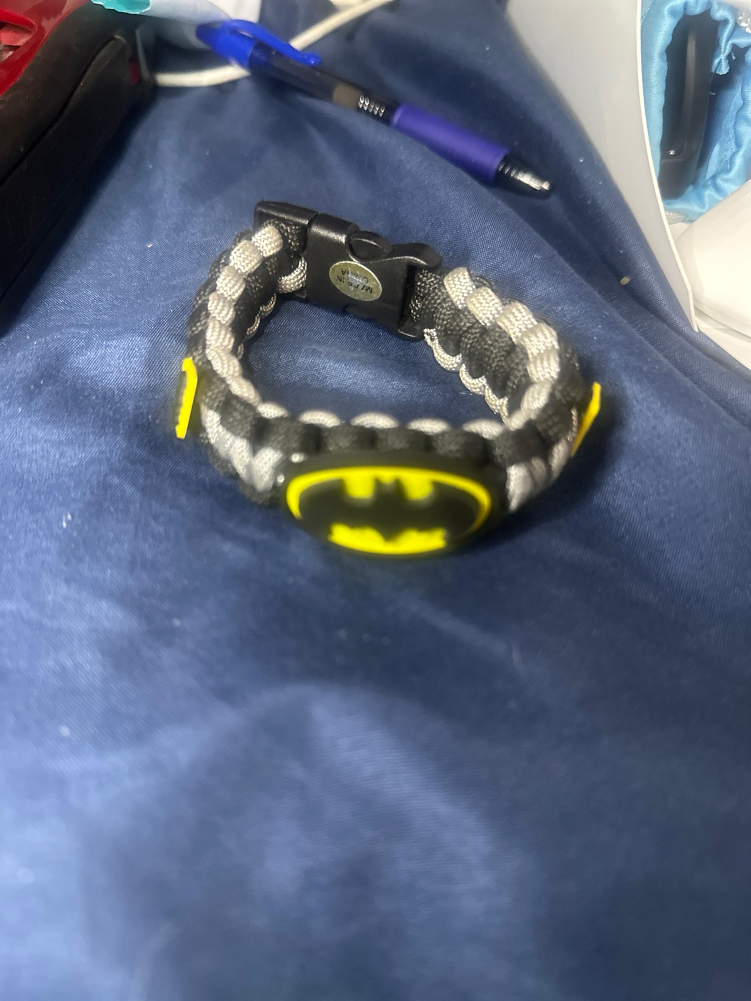 Batman paracord bracelet