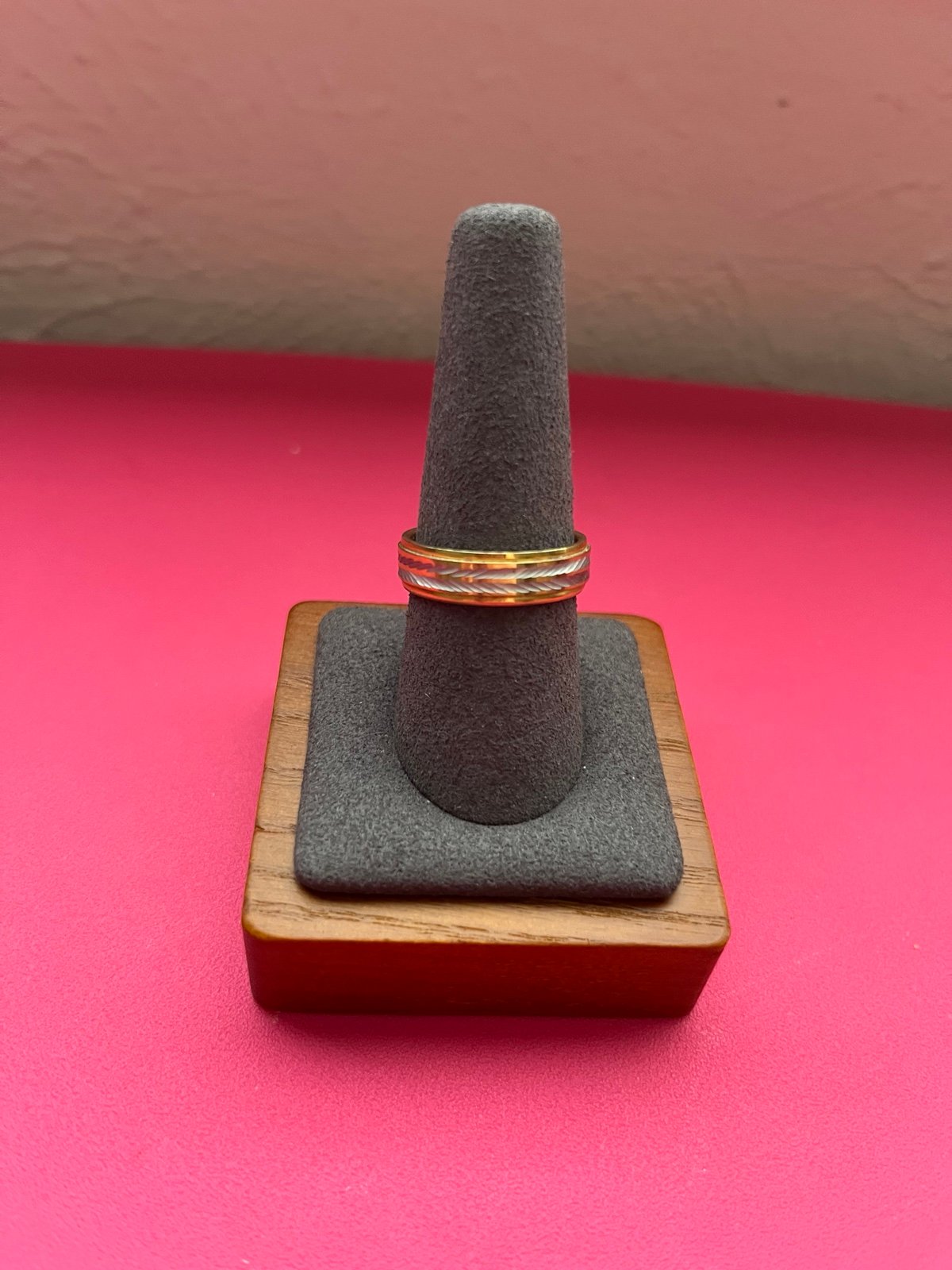 Gold and Silver Plated Ring