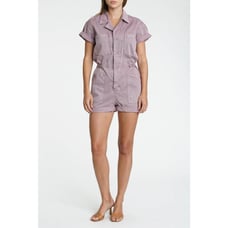 NWT Pistola Lilac Dust Short Sleeves Parker Romper Sz M