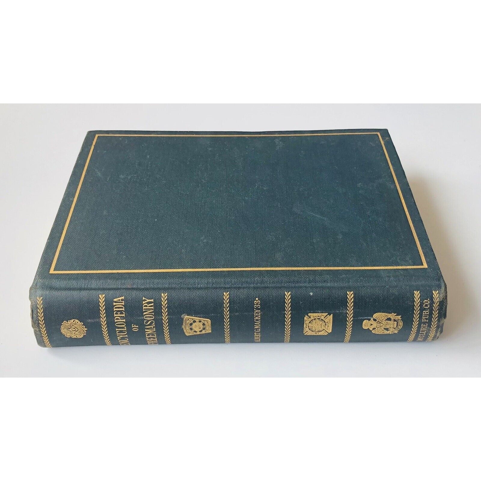 Antique 1917 Encyclopedia of Freemasonry HC Book Illustrated Mackey Men’s Lodges
